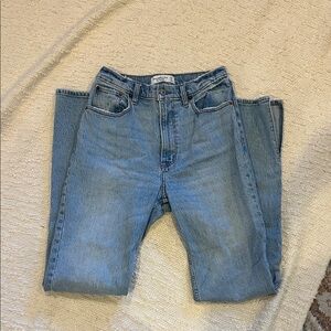 Abercrombie & Fitch Light Blue Straight Leg Jeans